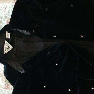 Baldanza black shirt or jacket with a little bling